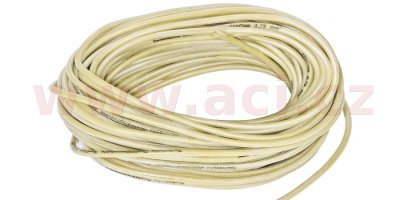 silikonový kabel s průřezem 0,75 mm, žlutá izolace, (cena za 1 m)