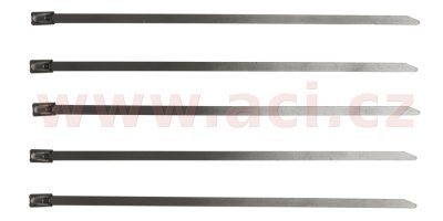 stahovací páska nerezová typ W4, 7,94x1020 mm (sada 5 ks)