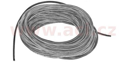 silikonový kabel s průřezem 0,75 mm, černá izolace, (cena za 1 m)