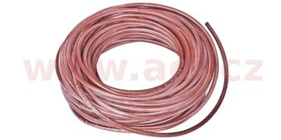 silikonový kabel s průřezem 1,5 mm, hnědá izolace, (cena za 1 m)
