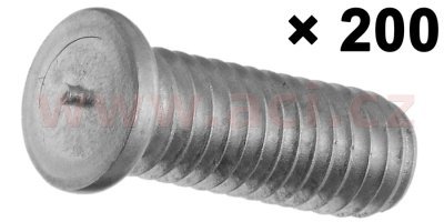 sada hlilníkových svorníků s příměsí hořčíku M4x12 (200 ks)