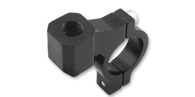CNC adaptér zpětného zrcátka M8/1,25 pravý závit (22,2 mm průměr) (černý)