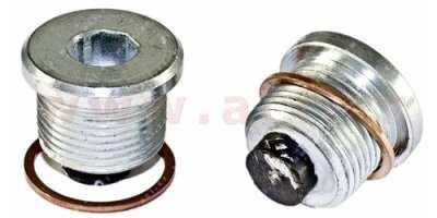 výpustný šroub olejové vany M22x1.5 L=15 mm, celk. délka = 24 mm