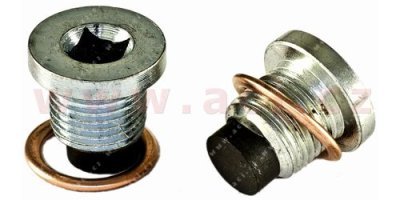 výpustný šroub olejové vany M16x1.5 L=13.5 mm, celk. délka = 22 mm