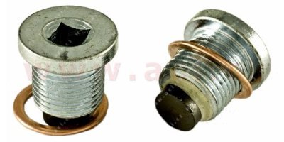 výpustný šroub olejové vany M18x1.5 L=16 mm, celk. délka = 25 mm
