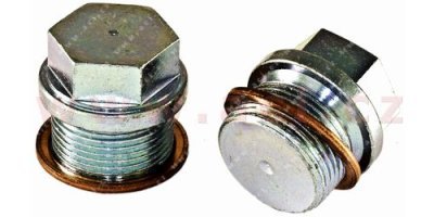 výpustný šroub olejové vany M24x1.5 L=14 mm, celk. délka = 27 mm DIN 910