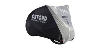 OXFORD - plachta na tri kolesá Aquatex, (čierna/strieborná)
