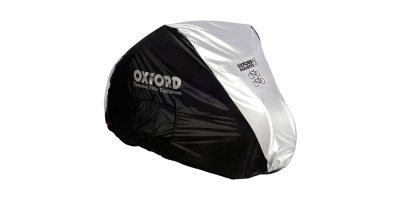 OXFORD - plachta na dve kolesá Aquatex, (čierna/strieborná)