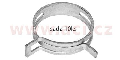 pérová spona typ W1, 12-14,3 mm (sada 10 ks)