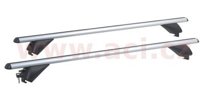 Strešný nosič zamykací hliníkový 120 cm, sada 2 ks, pre vozidla s pozdĺžnymi nosčmi integr. do strechy, ALU-INTEGRAL TÜV