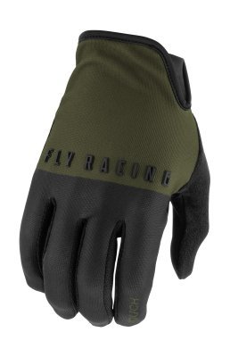 FLY RACING - cyklo rukavice MEDIA, (zelená/čierna , veľ. 3XL)