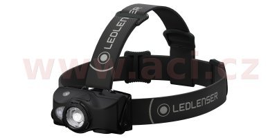 LED LENSER MH8 - outdoorová dobíjecí čelovka černo-černá, dosvit 200 m, záruka 7 let