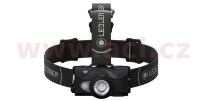 LED LENSER MH8 - outdoorová dobíjecí čelovka černo-černá, dosvit 200 m, záruka 7 let