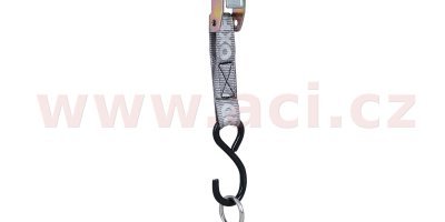 OXFORD - popruhy CARABINER STRAPS nastaviteľné a zosilnené, (sivé, šírka 25 mm)