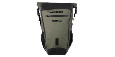 OXFORD - vodotesný batoh Aqua B-25, (khaki/čierny, objem 25 l)