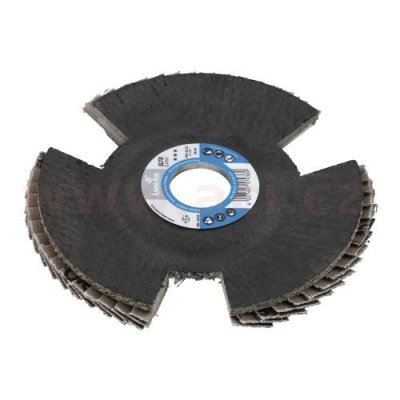 Lamelový kotouč šikmý 125 mm (pro Inox/ocel, ocel) hrubost P80, LUKAS (Německo)