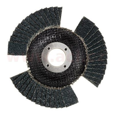 Lamelový kotouč šikmý 115 mm (pro Inox/ocel, ocel) hrubost P80, LUKAS (Německo)