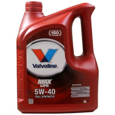 Valvoline MaxLife 5W-40 4 l