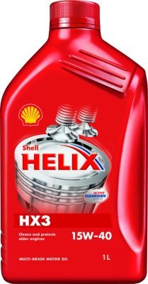 Shell - Motorový olej Helix HX3 15W40, 1L