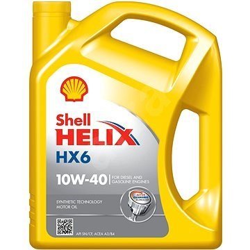 Shell - Motorový olej Helix HX6 10W40, 5L
