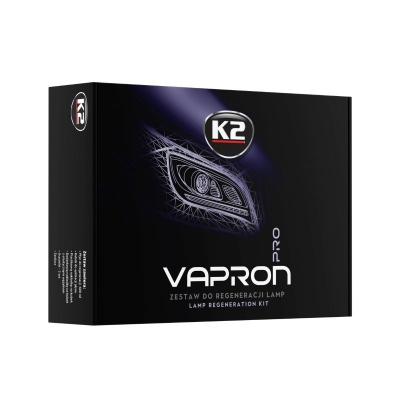 K2 - Sada na renováciu svetlometov VAPRON PRO PROFI 600ml