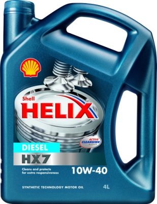 Shell - Motorový olej Helix Diesel HX7 10W40, 4L