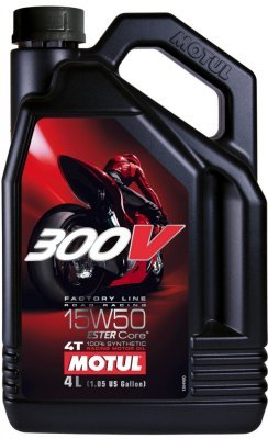 Motul - Motorový olej 300V 4T 15W50, 4L