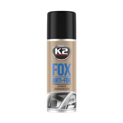 K2 - Zabraňuje zahmlievaniu okien FOX 150ml (SPRAY)