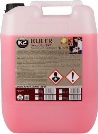 K2 - Nemrznúca zmes ružová (G13) -35°C 20L