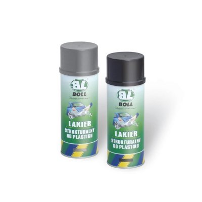 BOLL - Sivý štrukturálny lak na plast 400ml