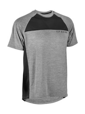 FLY RACING - cyklo dres SUPER D, (čierna/šedá, veľ. M)