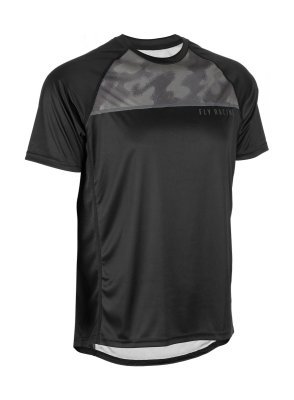 FLY RACING - cyklo dres SUPER D, (čierna/camo, veľ. M)