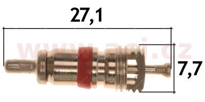 ventil klimatizace 1234yf M8, délka 30 mm (sada 5 ks)