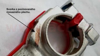 bateriové svorky plechové (1 pár)