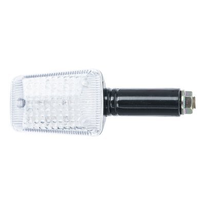 OXFORD - blinker LED hranatý dlhý, (číre sčierny plášť, pár)