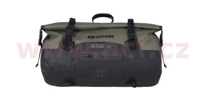OXFORD - vodotesný vak Aqua T-50 Roll Bag, (khaki/čierny, objem 50 l)