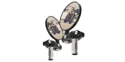 OXFORD - spätné zrkadlo univerzálne do koncov riadidiel pre vnútorný priemer 13 mm, (čierne, priemer zrkadla 68 mm, pár)