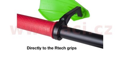 kryty páček VERTIGO, RTECH (černé, vč. montážní sady)