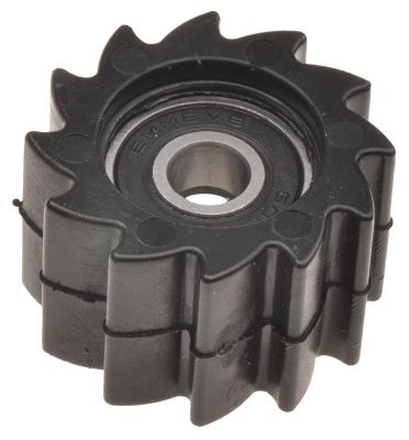 kladka řetězu Kawasaki, RTECH (černá, vnitřní průměr 8 mm, vnější průměr 38 mm, šířka 23 mm