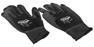 Pracovné rukavice nylon BUNTING BLACK M veľkosť 8 (sada 12 párov)