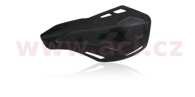 kryty páček HP1 SCRAMBLER, RTECH (černé s černou ALU výztuhou, včetně montážní sady)