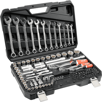 Yato - Gola sada 1/2", 3/8", 1/4" +príslušenstvo 111ks