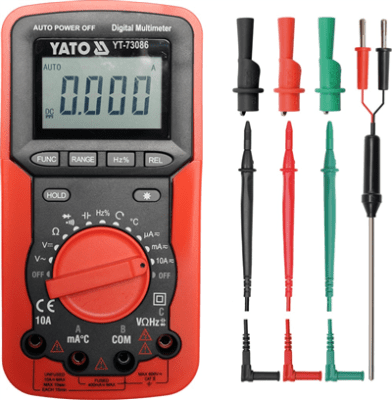 Yato - Digitálny multimeter, fázová sekvencia