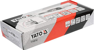 Yato - Pneumatická pásová brúska 20x520mm (rozmer pásu)