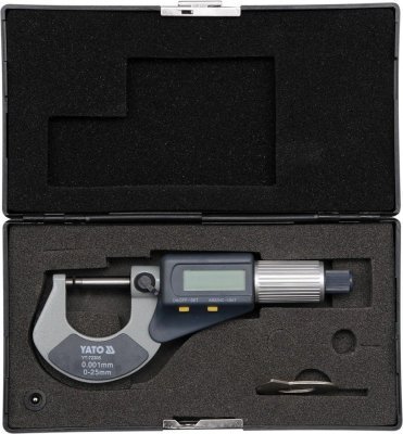 Yato - Mikrometer digitálny 0-25mm