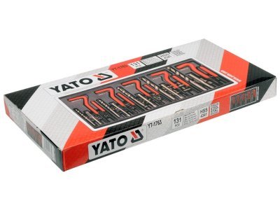 Yato - Súprava na opravu závitov M5 - M12 131ks