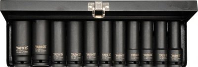 YATO - Sada nadstavcov šesťhraných dlhých 1/2", 11ks