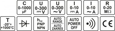 YATO - Multimeter digitálny LCD