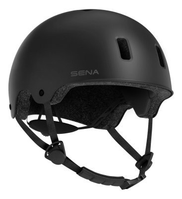 SENA - univerzálna športová prilba s headsetom Rumba, (matná čierna, veľ. L)