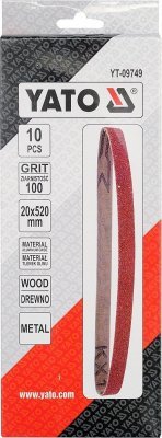 Yato - Brusný pás 20x520mm P100, 10ks